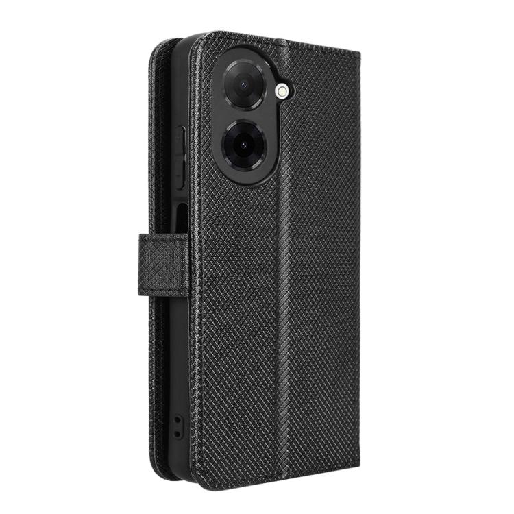 For Xiaomi Poco C71 / Redmi A5 4G 171.7mm Diamond Texture Leather Phone Case