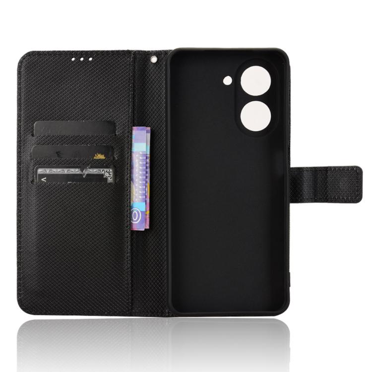 For Xiaomi Poco C71 / Redmi A5 4G 171.7mm Diamond Texture Leather Phone Case