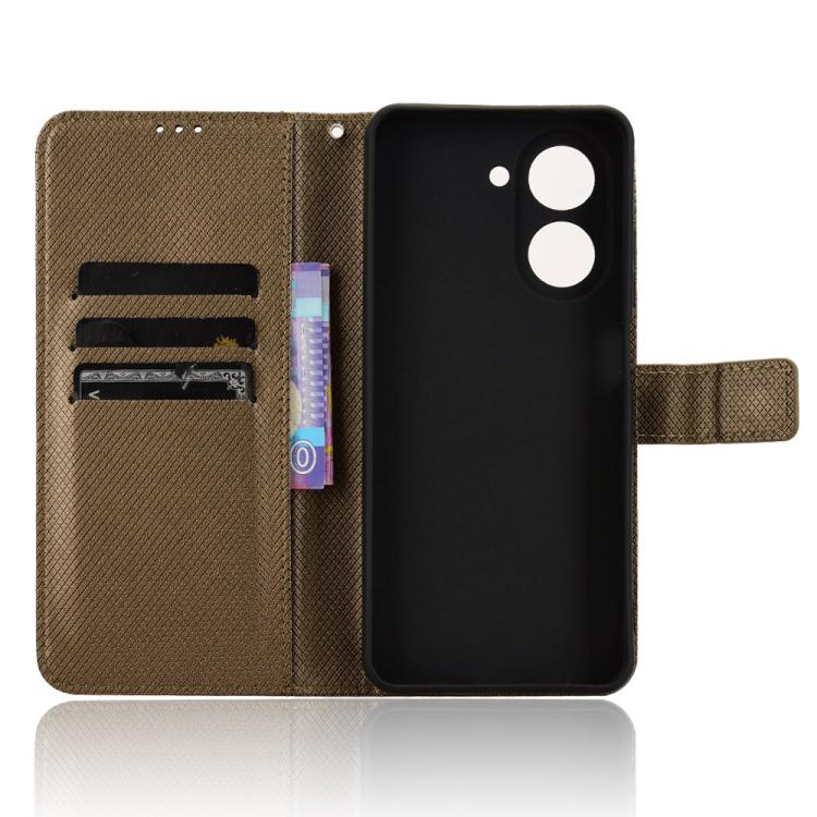 For Xiaomi Poco C71 / Redmi A5 4G 171.7mm Diamond Texture Leather Phone Case