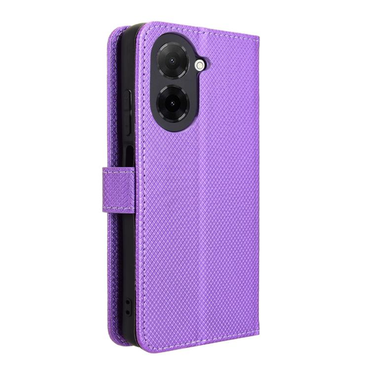 For Xiaomi Poco C71 / Redmi A5 4G 171.7mm Diamond Texture Leather Phone Case