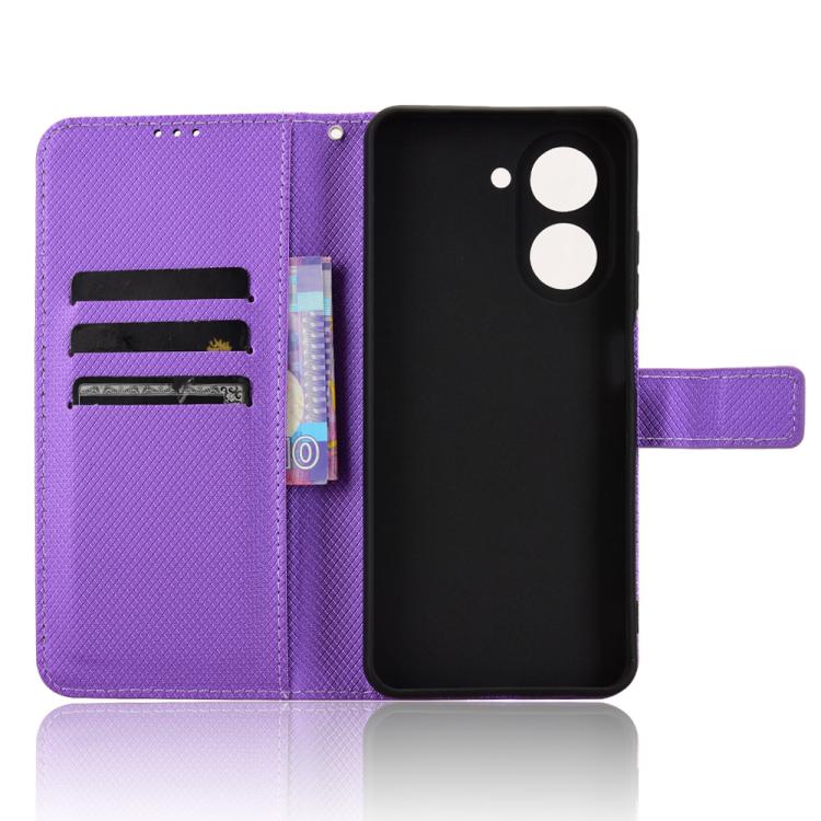 For Xiaomi Poco C71 / Redmi A5 4G 171.7mm Diamond Texture Leather Phone Case