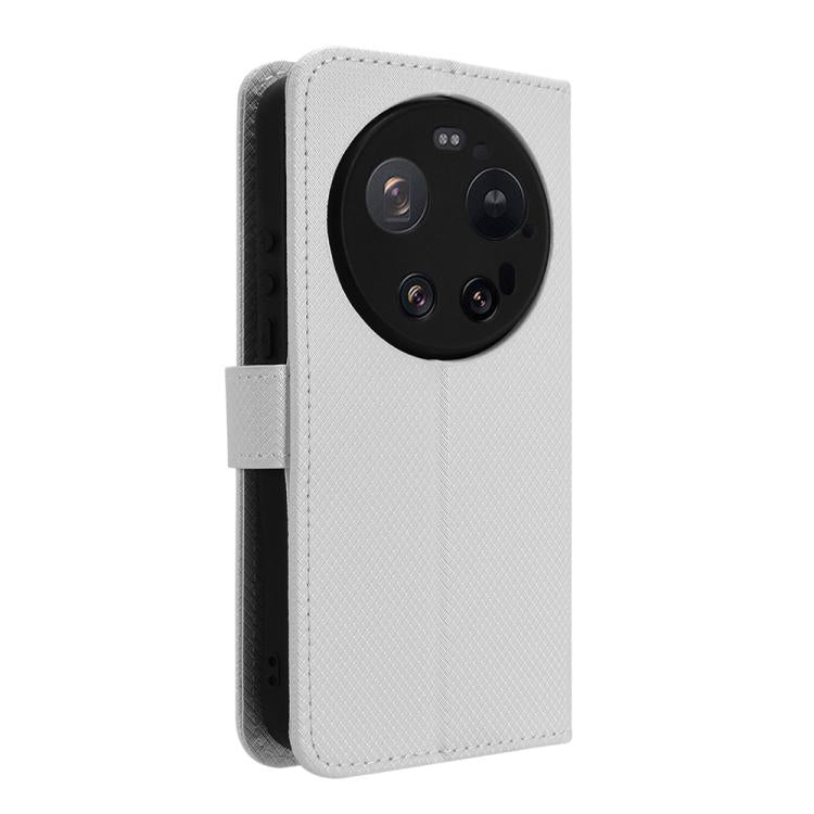 For Xiaomi 17 Ultra Diamond Texture Leather Phone Case