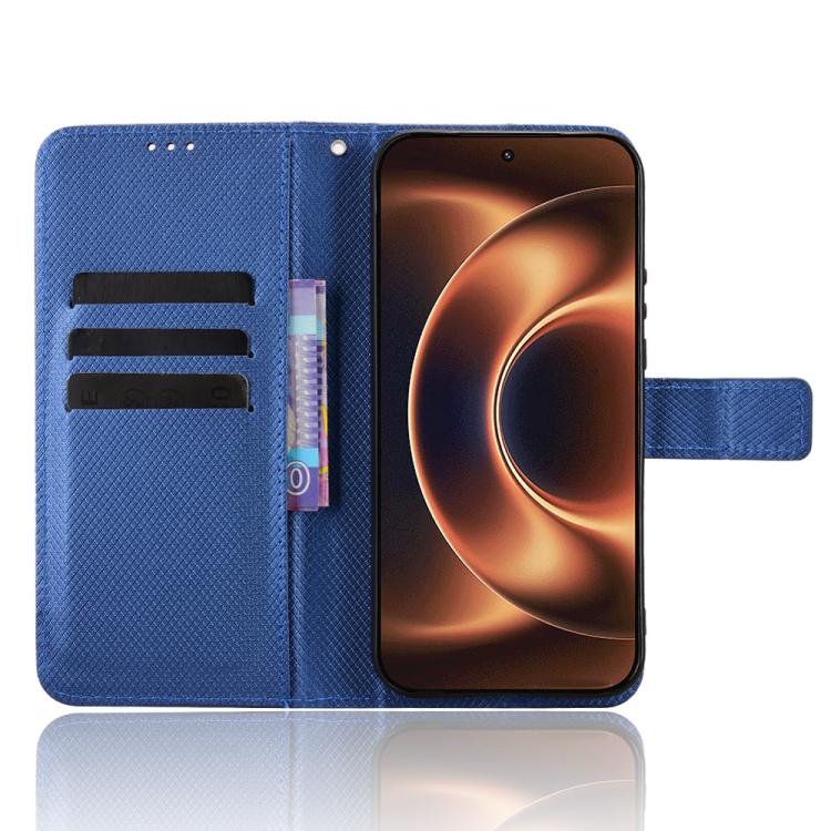 For Xiaomi 17 Ultra Diamond Texture Leather Phone Case