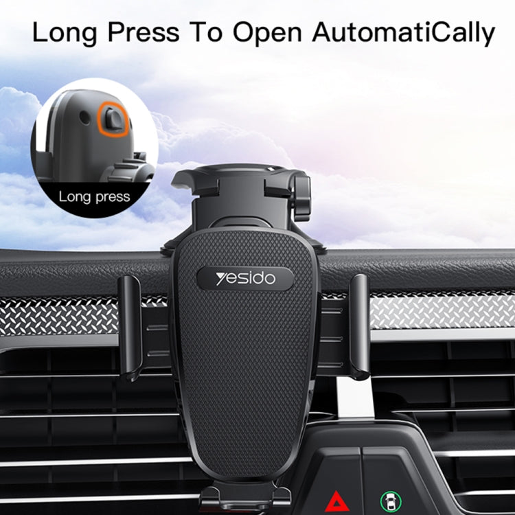 Yesido C130 Car Dashboard Suction Cup Type Mobile Phone Holder - Black