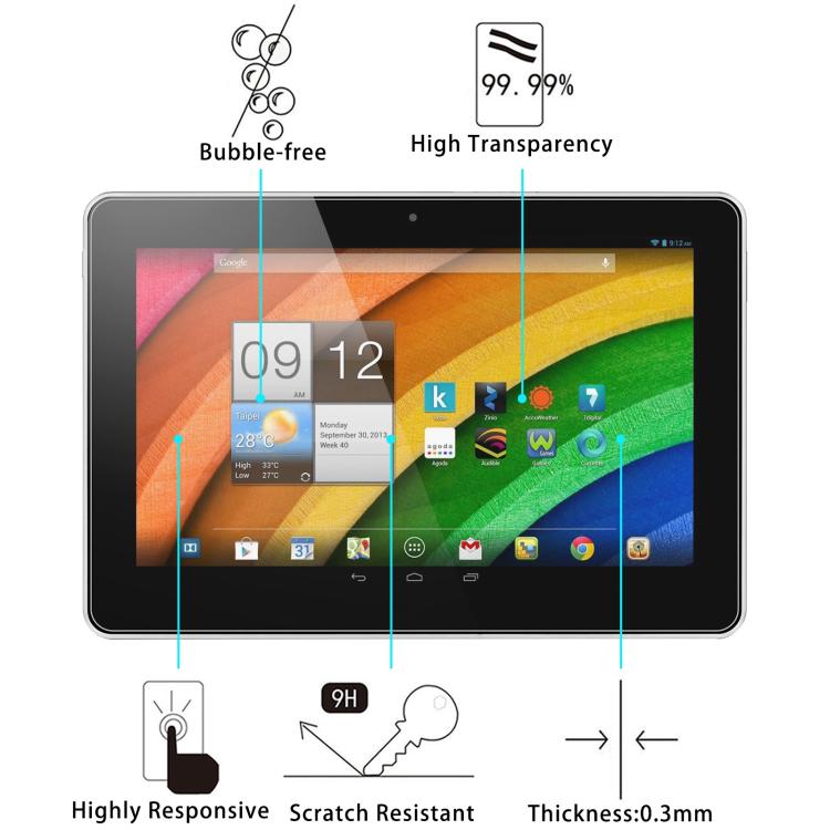 For Acer lconia Tab A11 11 / A921 11 9H 0.3mm Explosion-proof Tempered Glass Film