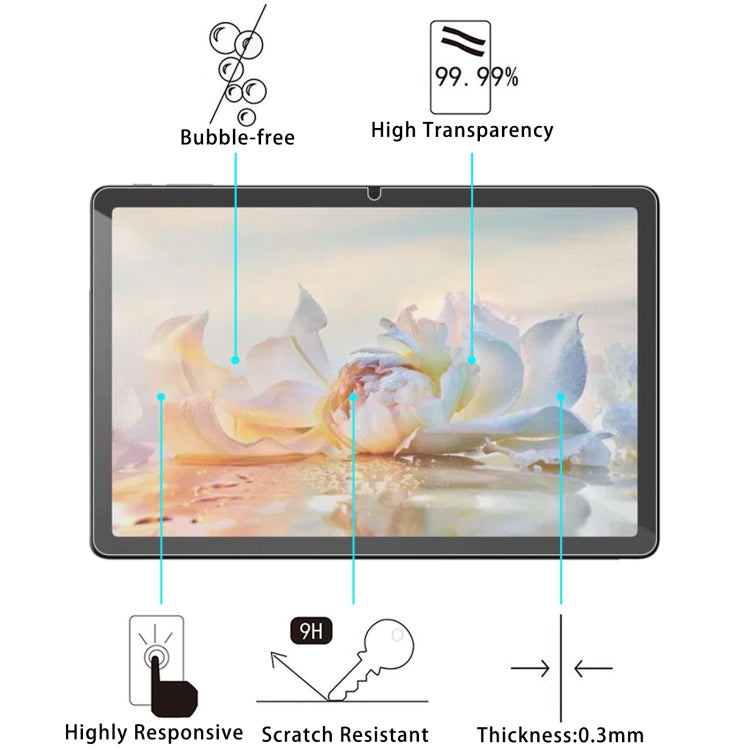 For Acer Gadget E10 ETPad 11 2pcs 9H 0.3mm Explosion-proof Tempered Glass Film