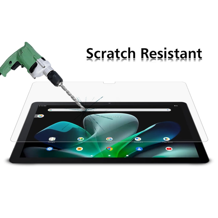 For Acer Iconia M10 LET 10.1 2pcs 9H 0.3mm Explosion-proof Tempered Glass Film