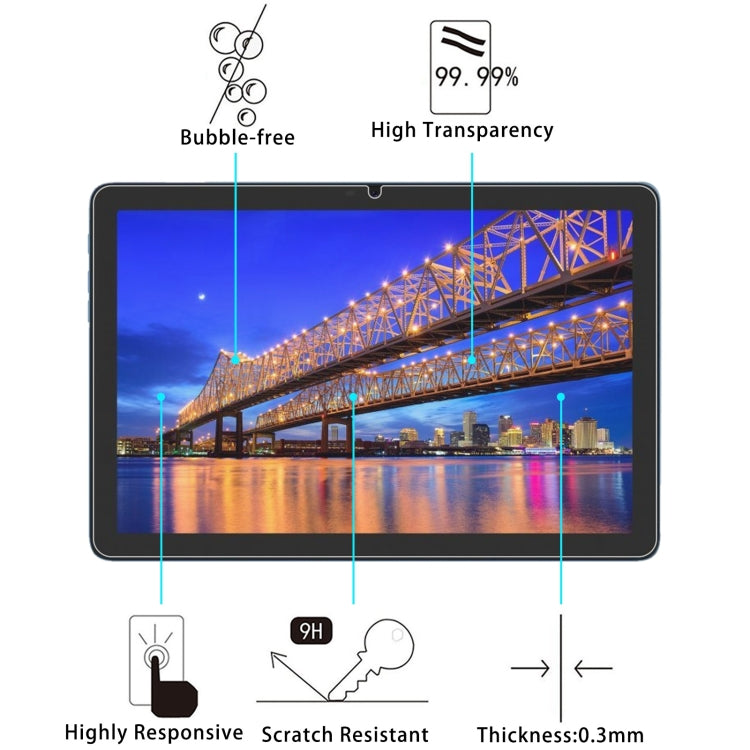 For iGET SMART W32 10.1 25pcs 9H 0.3mm Explosion-proof Tempered Glass Film