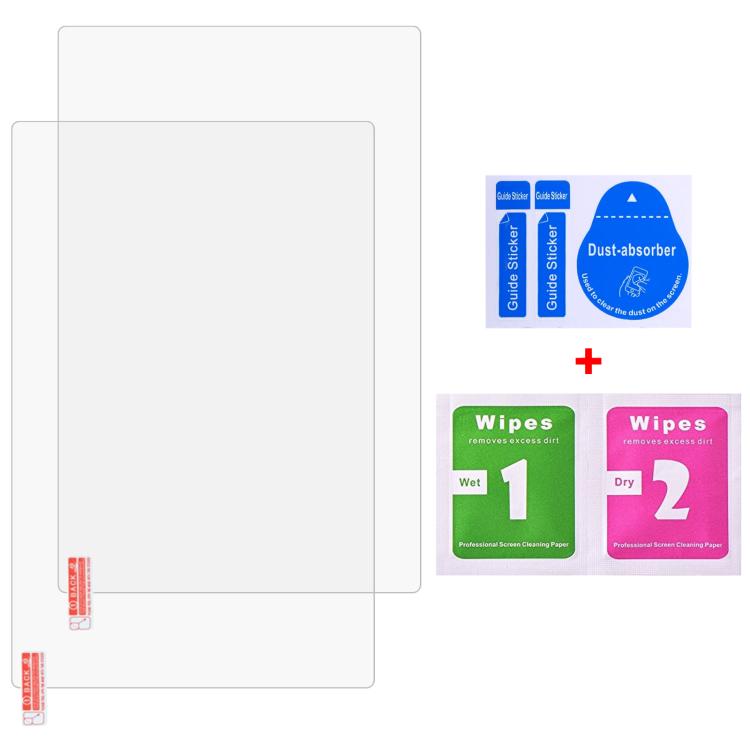 For Infinix Xpad GT 2pcs 9H 0.3mm Explosion-proof Tempered Glass Film