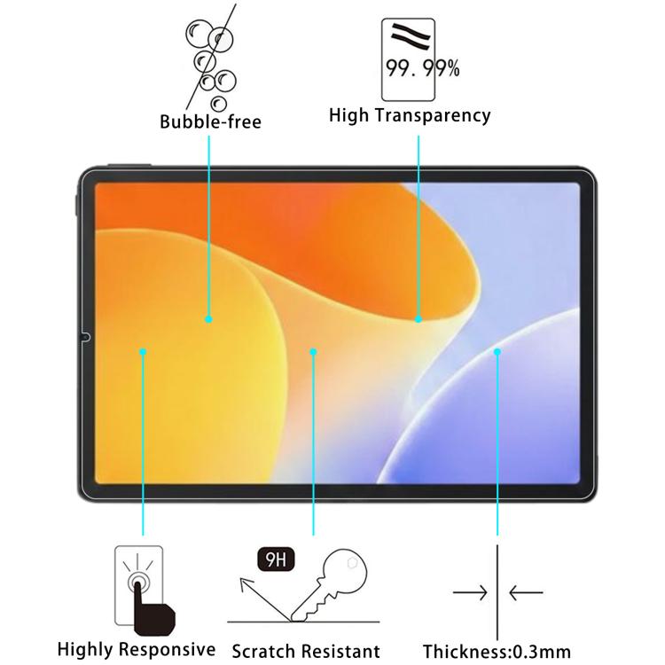 For Infinix Xpad 30E 11 inch 2pcs 9H 0.3mm Explosion-proof Tempered Glass Film