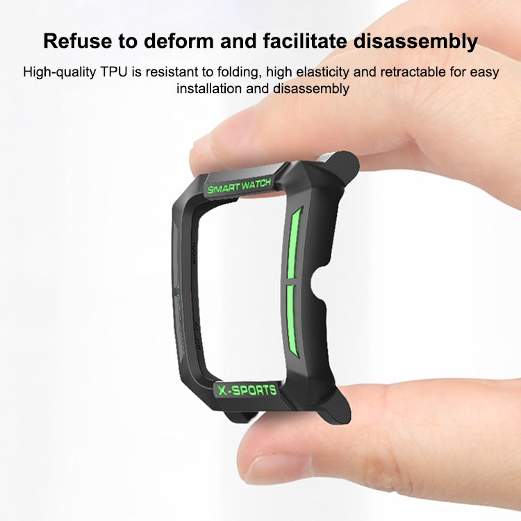 For Huami Amazfit Bip Lite Version 1S / Bip S Smart Watch TPU Protective Case, Color:Black