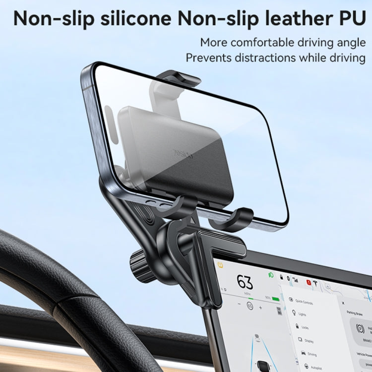 Yesido C250 Phone Clamp Holder For Car Floating Screen - Black