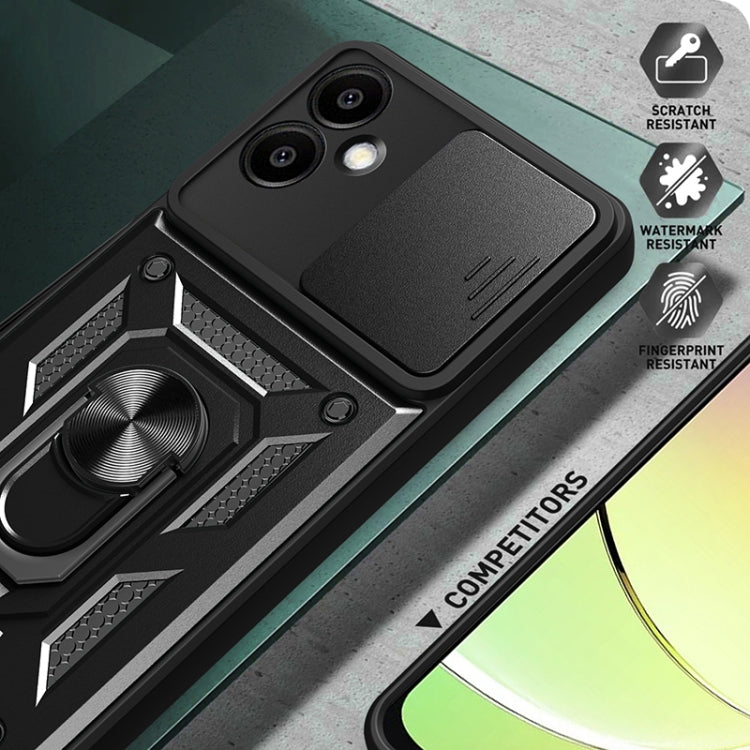 For Samsung Galaxy A06 4G Sliding Camera Cover Design TPU+PC Phone Case