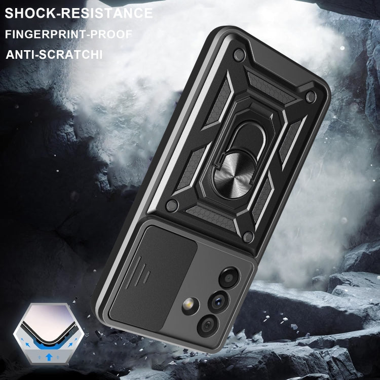 For Samsung Galaxy A56 5G Sliding Camera Cover Design TPU+PC Phone Case