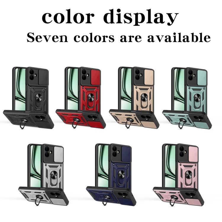 For Samsung Galaxy A07 4G Sliding Camera Cover Design TPU+PC Phone Case