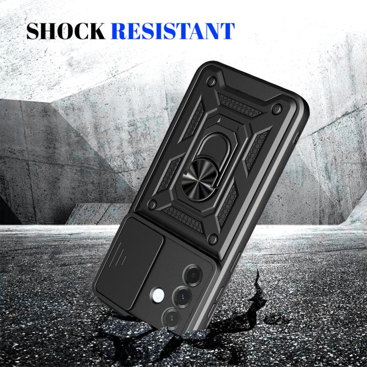 For Samsung Galaxy A37 5G Sliding Camera Cover Design TPU+PC Phone Case
