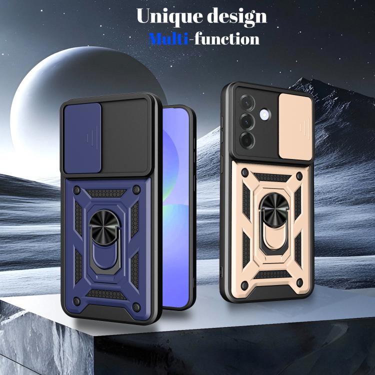 For Samsung Galaxy A37 5G Sliding Camera Cover Design TPU+PC Phone Case