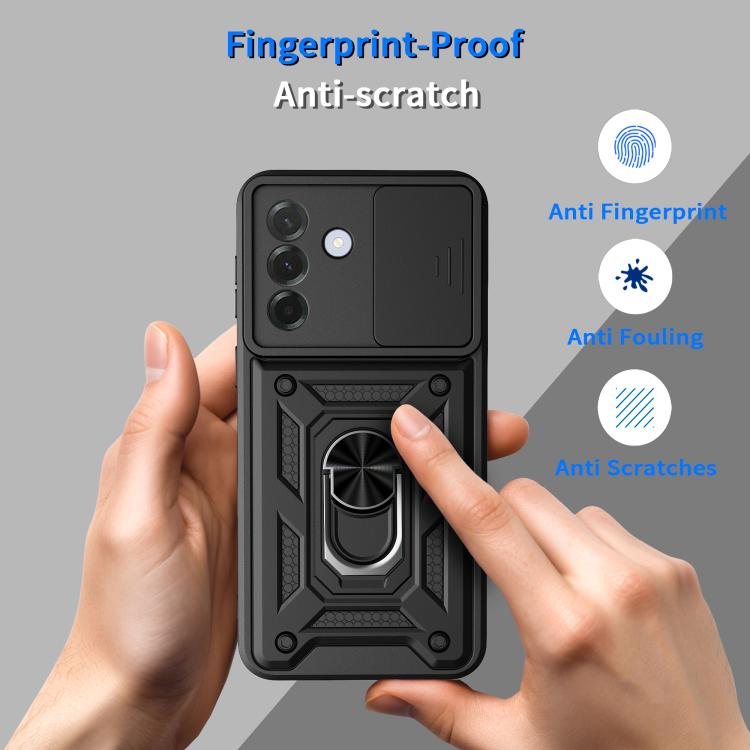 For Samsung Galaxy A37 5G Sliding Camera Cover Design TPU+PC Phone Case