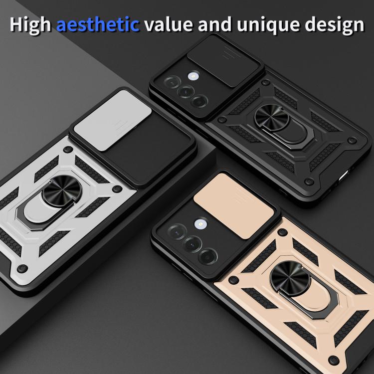For Samsung Galaxy A37 5G Sliding Camera Cover Design TPU+PC Phone Case