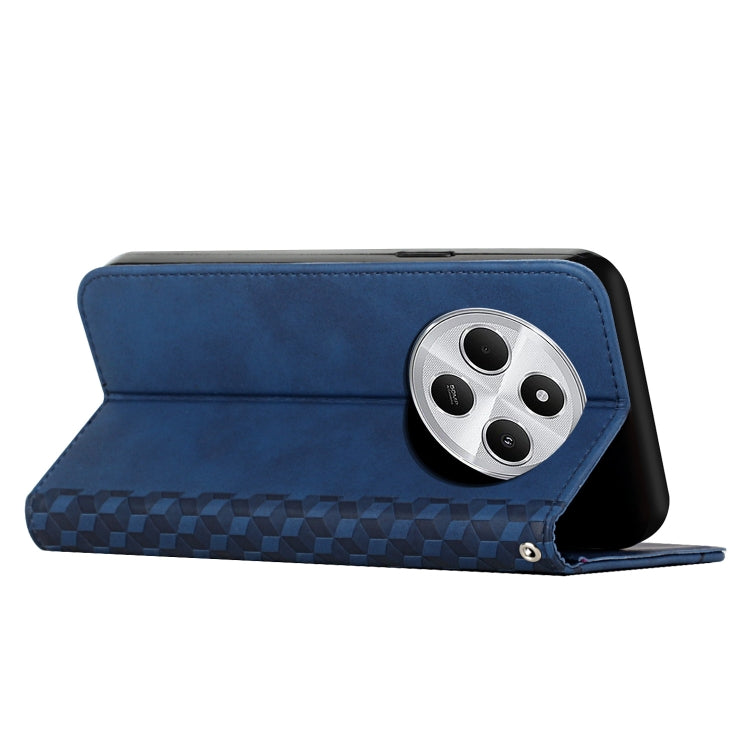 For Redmi 14C 4G Diamond Splicing Skin Feel Magnetic Leather Phone Case