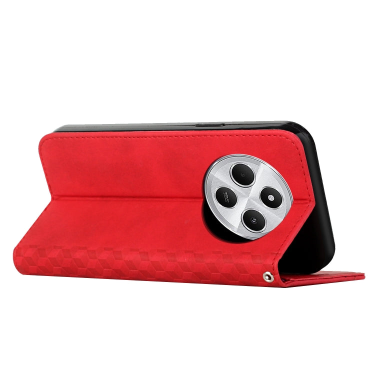 For Redmi 14C 4G Diamond Splicing Skin Feel Magnetic Leather Phone Case