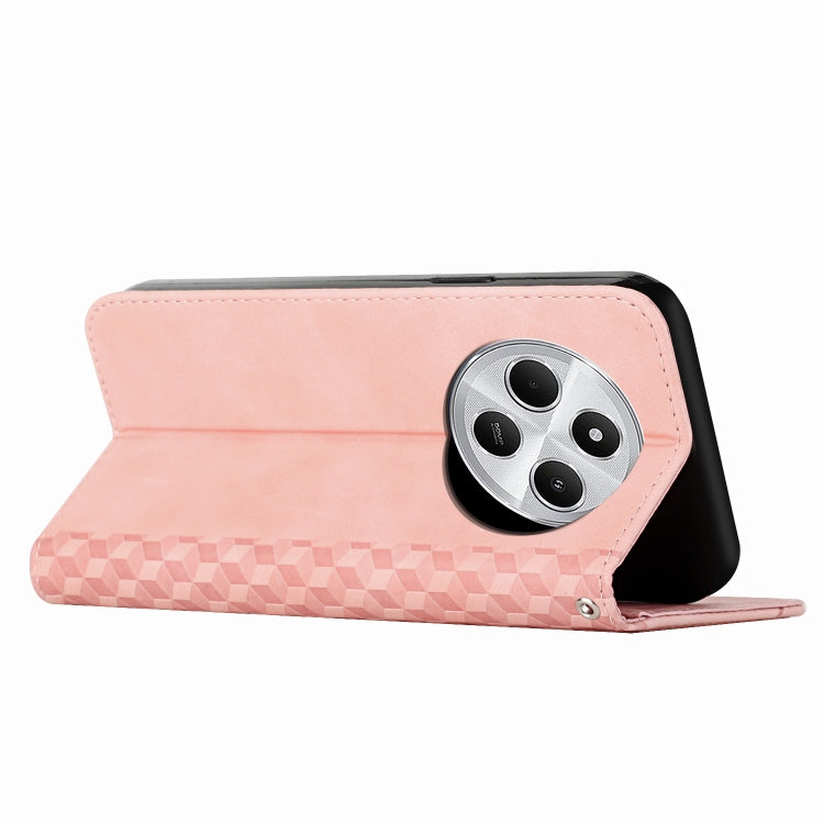 For Redmi 14C 4G Diamond Splicing Skin Feel Magnetic Leather Phone Case