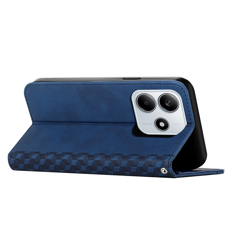 For Redmi Note 14 5G Global Diamond Splicing Skin Feel Magnetic Leather Phone Case