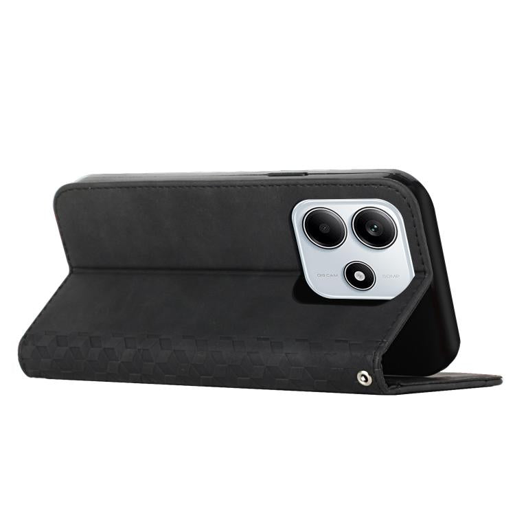 For Redmi Note 14 4G 163.25mm Diamond Splicing Skin Feel Magnetic Leather Phone Case