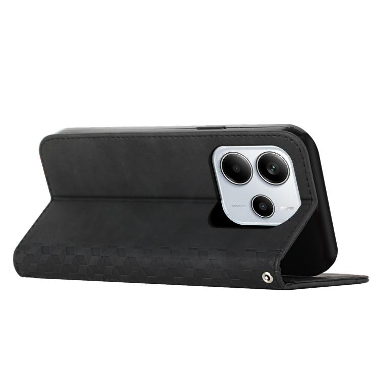 For Redmi Note 14 4G 164.84mm Diamond Splicing Skin Feel Magnetic Leather Phone Case