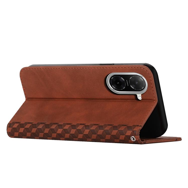 For Redmi A5 4G 171.7mm / Poco C71 Diamond Splicing Skin Feel Magnetic Leather Phone Case