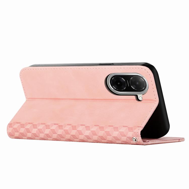 For Redmi A5 4G 171.7mm / Poco C71 Diamond Splicing Skin Feel Magnetic Leather Phone Case