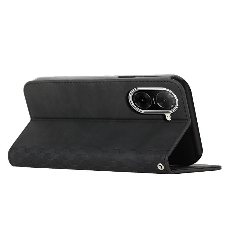 For Redmi A5 4G 171.7mm / Poco C71 Diamond Splicing Skin Feel Magnetic Leather Phone Case