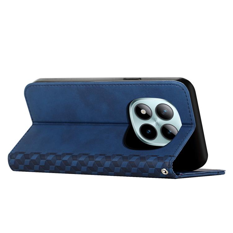 For Redmi Note 15 Pro 5G Global 163.6mm Diamond Splicing Skin Feel Magnetic Leather Phone Case