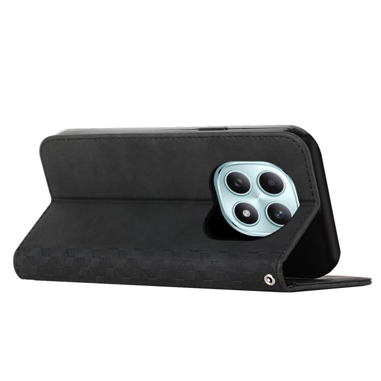 For Redmi Note 15 4G / 5G Global 164mm Diamond Splicing Skin Feel Magnetic Leather Phone Case
