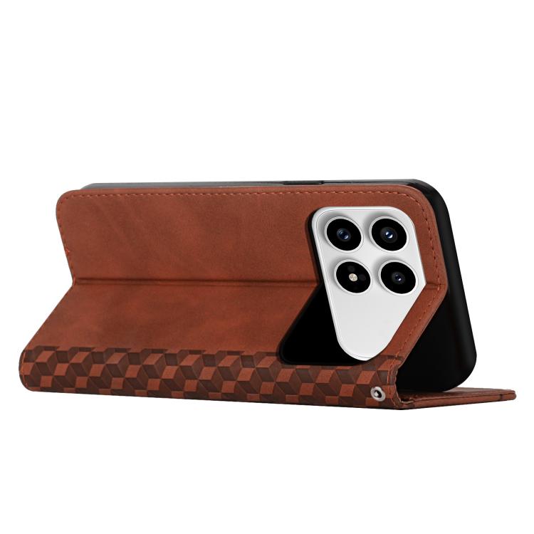 For Redmi K90 / Poco F8 Pro Diamond Splicing Skin Feel Magnetic Leather Phone Case