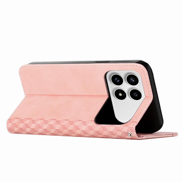 For Redmi K90 / Poco F8 Pro Diamond Splicing Skin Feel Magnetic Leather Phone Case
