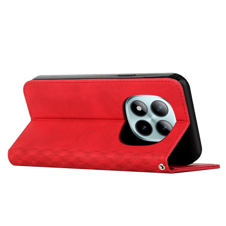 For Redmi Note 15 Pro 4G Global 163.2mm Diamond Splicing Skin Feel Magnetic Leather Phone Case