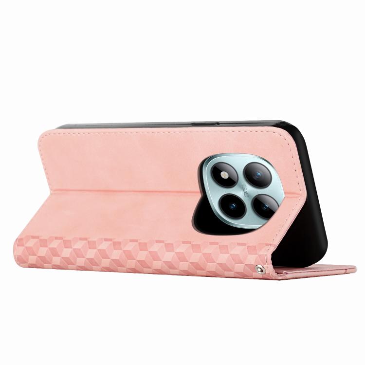 For Redmi Note 15 Pro 4G Global 163.2mm Diamond Splicing Skin Feel Magnetic Leather Phone Case