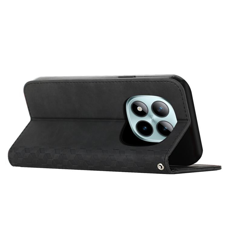 For Redmi Note 15 Pro 4G Global 163.2mm Diamond Splicing Skin Feel Magnetic Leather Phone Case