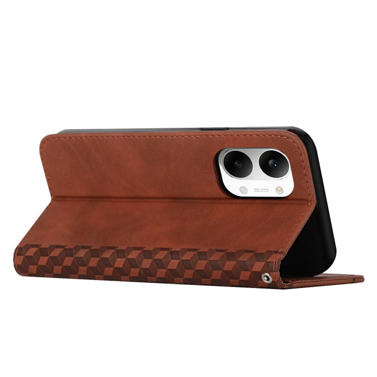 For Redmi Turbo 5 Max / Poco X8 Pro Max 5G Diamond Splicing Skin Feel Magnetic Leather Phone Case