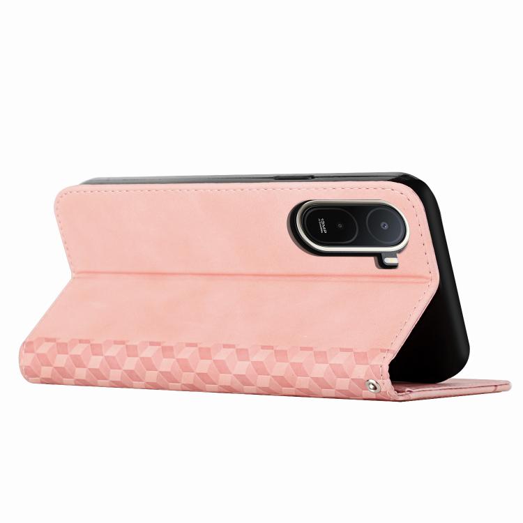 For Redmi A7 Pro 4G 171mm Diamond Splicing Skin Feel Magnetic Leather Phone Case