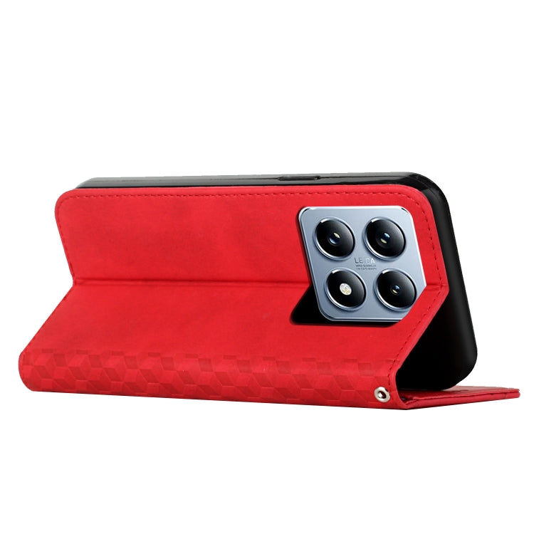 For Xiaomi 14T Pro Diamond Splicing Skin Feel Magnetic Leather Phone Case