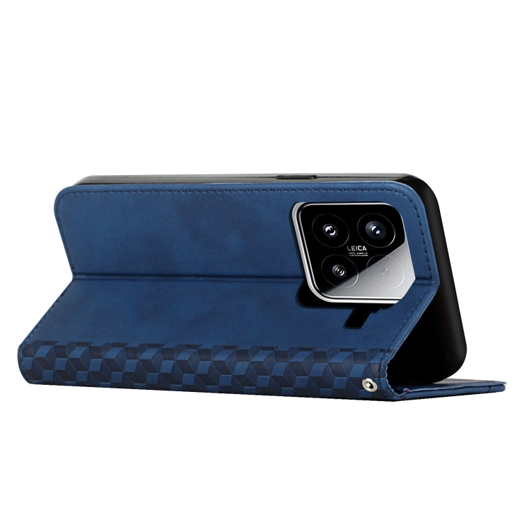 For Xiaomi 15 Diamond Splicing Skin Feel Magnetic Leather Phone Case