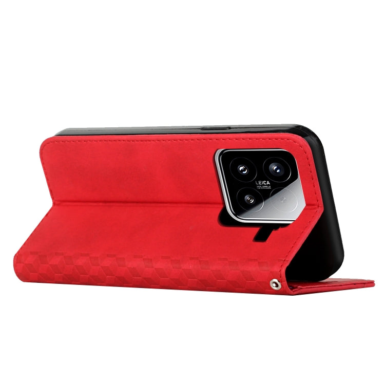 For Xiaomi 15 Diamond Splicing Skin Feel Magnetic Leather Phone Case