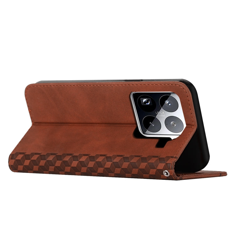 For Xiaomi 15 Pro Diamond Splicing Skin Feel Magnetic Leather Phone Case