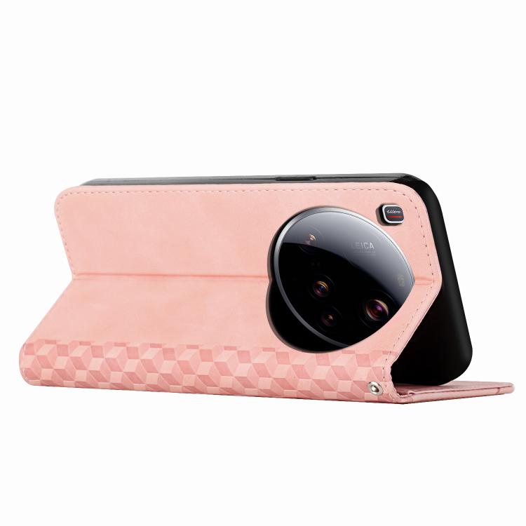 For Xiaomi 15 Ultra Diamond Splicing Skin Feel Magnetic Leather Phone Case