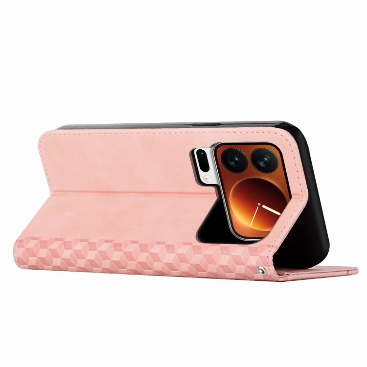 For Xiaomi 17 Pro Max Diamond Splicing Skin Feel Magnetic Leather Phone Case