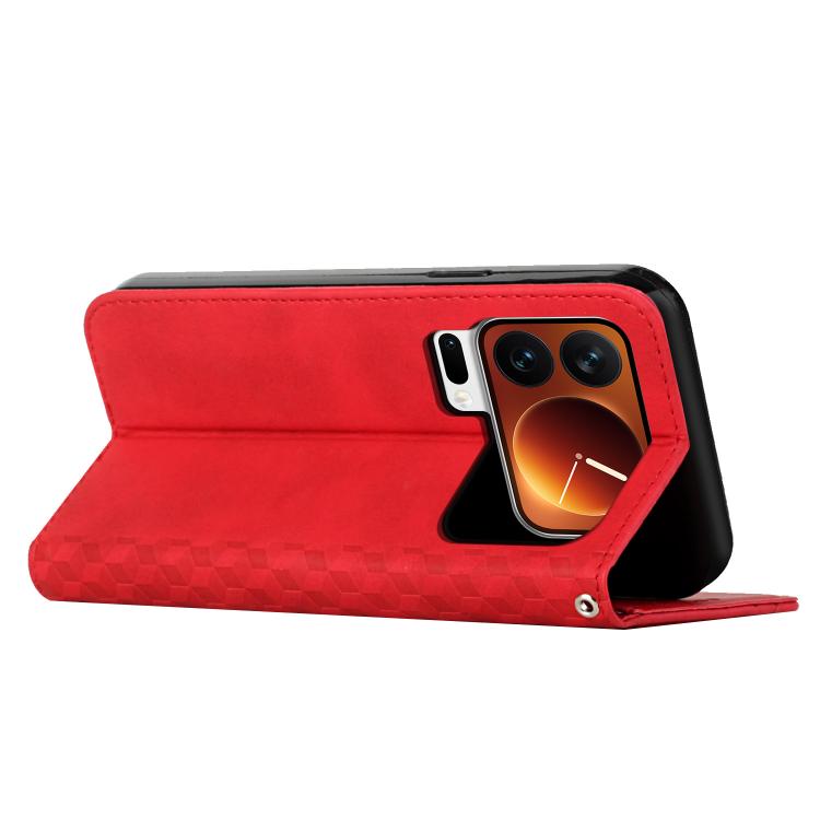For Xiaomi 17 Pro Diamond Splicing Skin Feel Magnetic Leather Phone Case