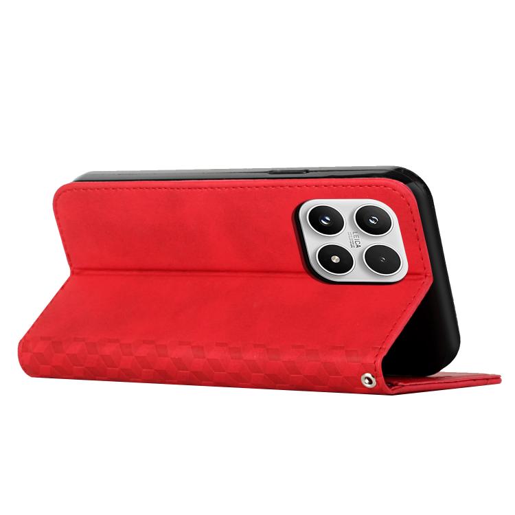 For Xiaomi 17 Diamond Splicing Skin Feel Magnetic Leather Phone Case