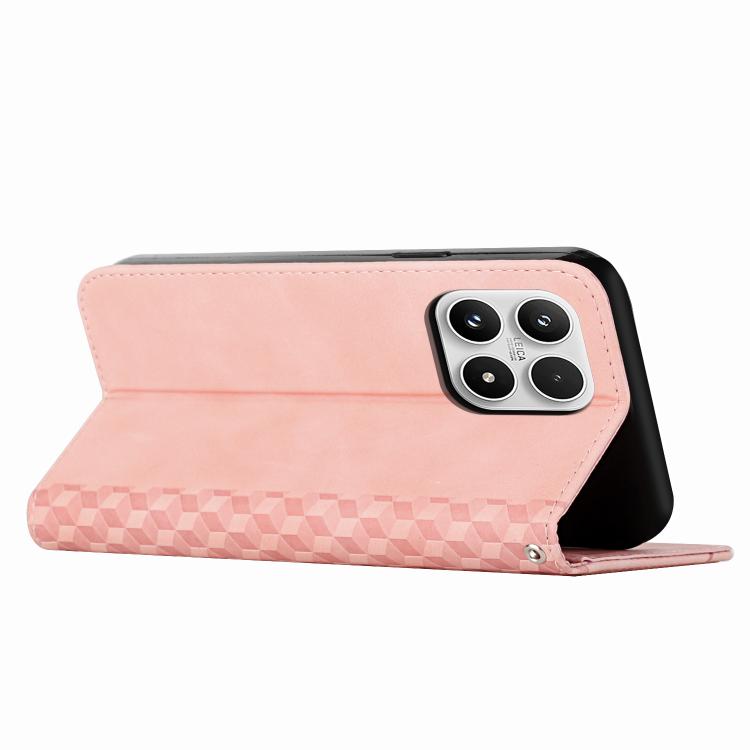 For Xiaomi 17 Diamond Splicing Skin Feel Magnetic Leather Phone Case